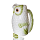 Pretty old decanter in owl / owl slurry