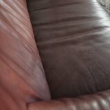 Oxblood leather sofa DeSede DS-72b