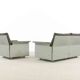 Vitsoe seatgroup by dieter rams, model 620, easychair+sofa