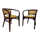 Fauteuils extrêmement rares no.6521 par Otto Wagner pour Thonet
