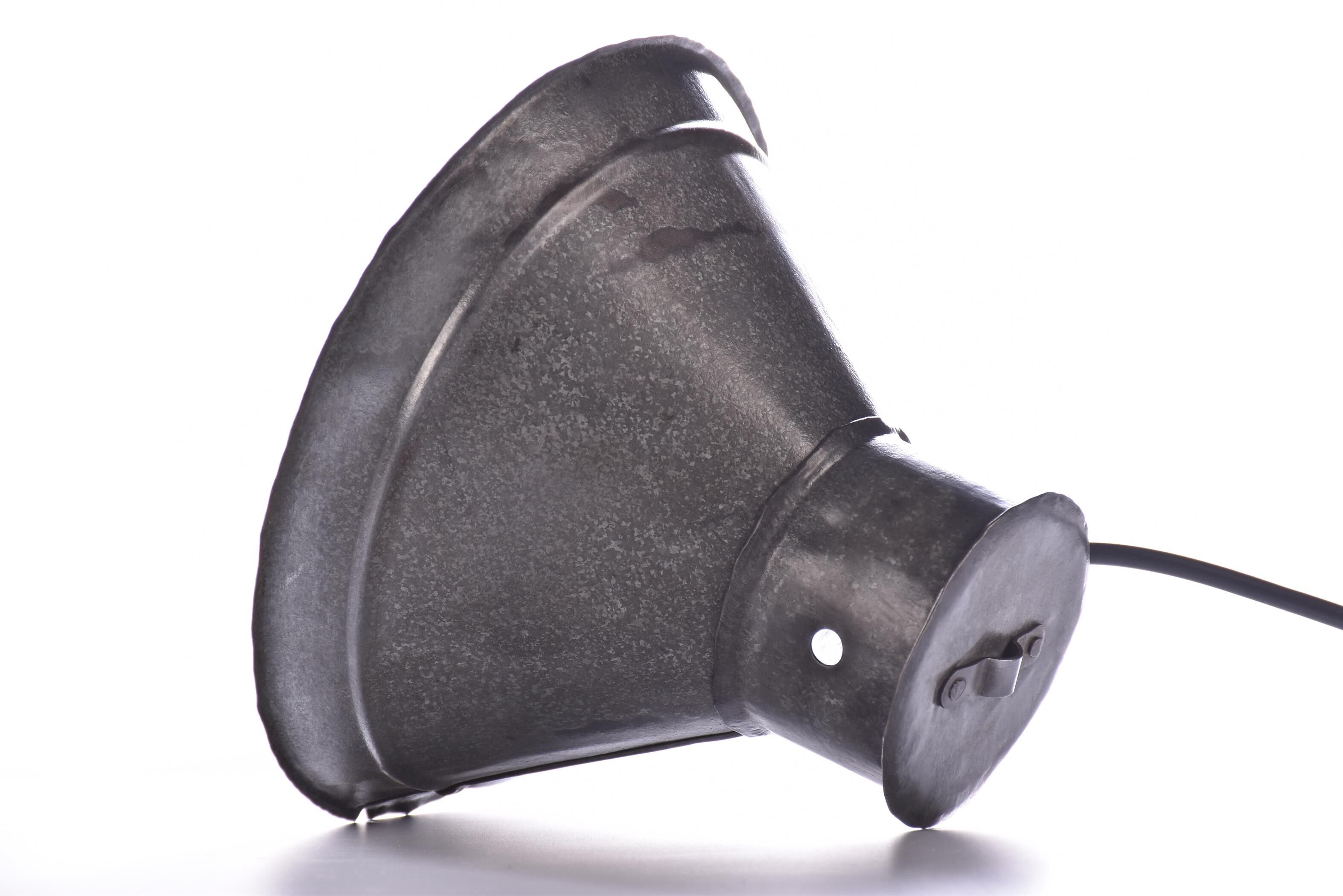 Industrial zinc pendant lamp