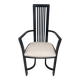Black wooden designer chair