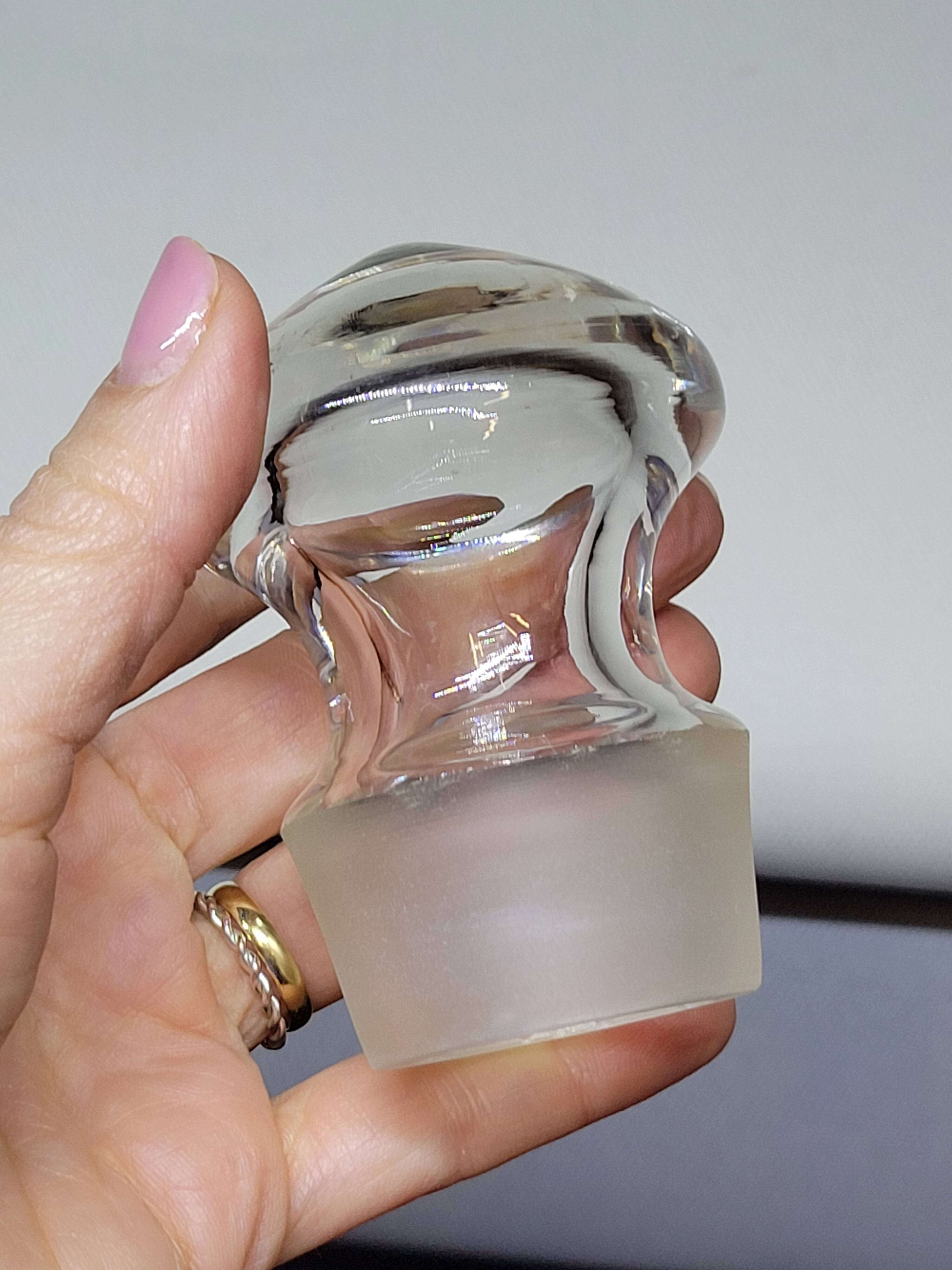 Vintage cut glass decanter