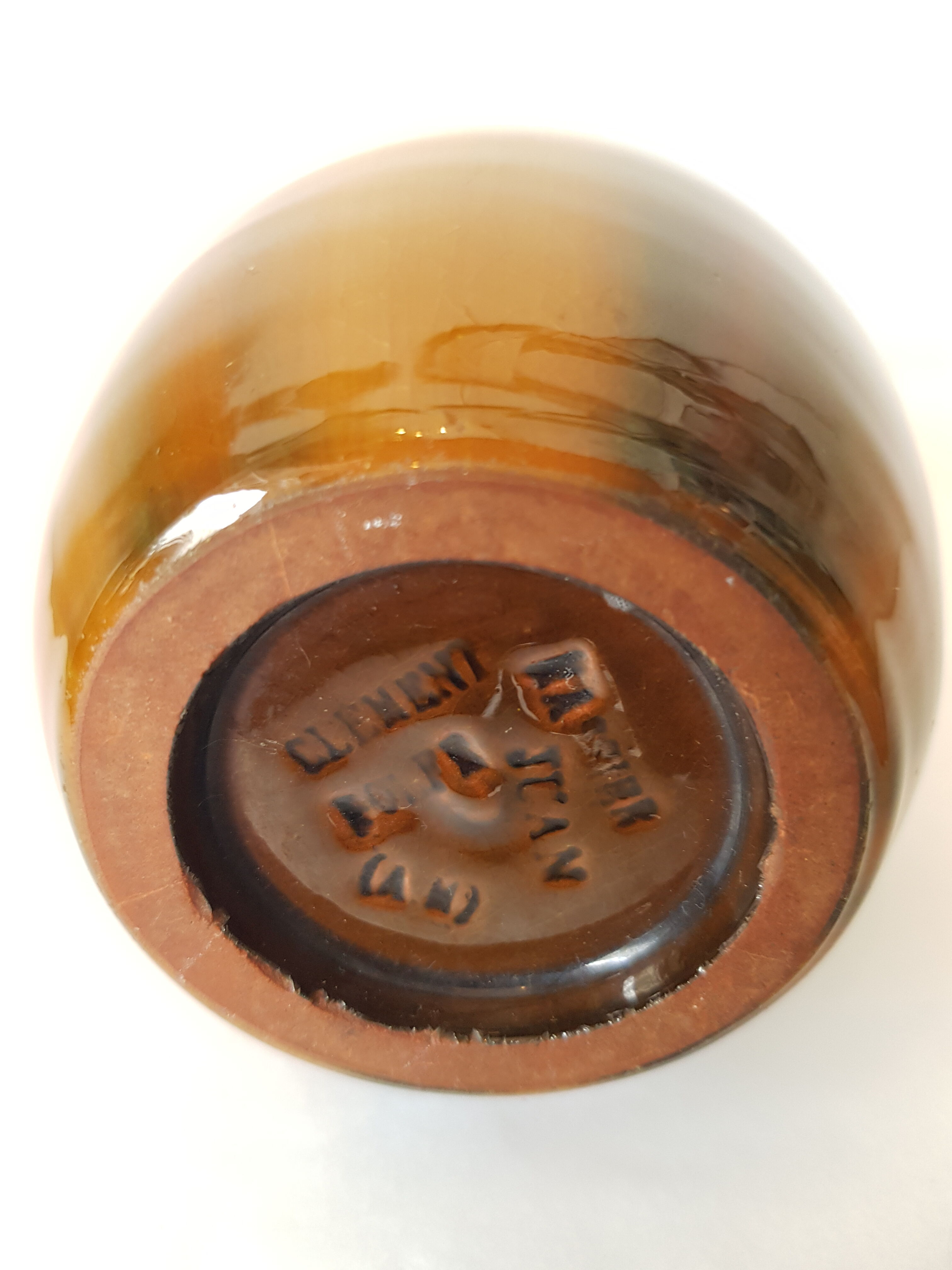 Clement Massier vase late nineteenth enamelled ceramic