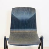 Stackable two-tone industrial dining chair Pagholz Galvanitas S22