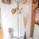 Metal parrot coat rack