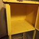 Meuble atelier métallique industriel une porte jaune