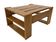 Vintage Coffee Table Pine Wood Design 1970s Coffee Table