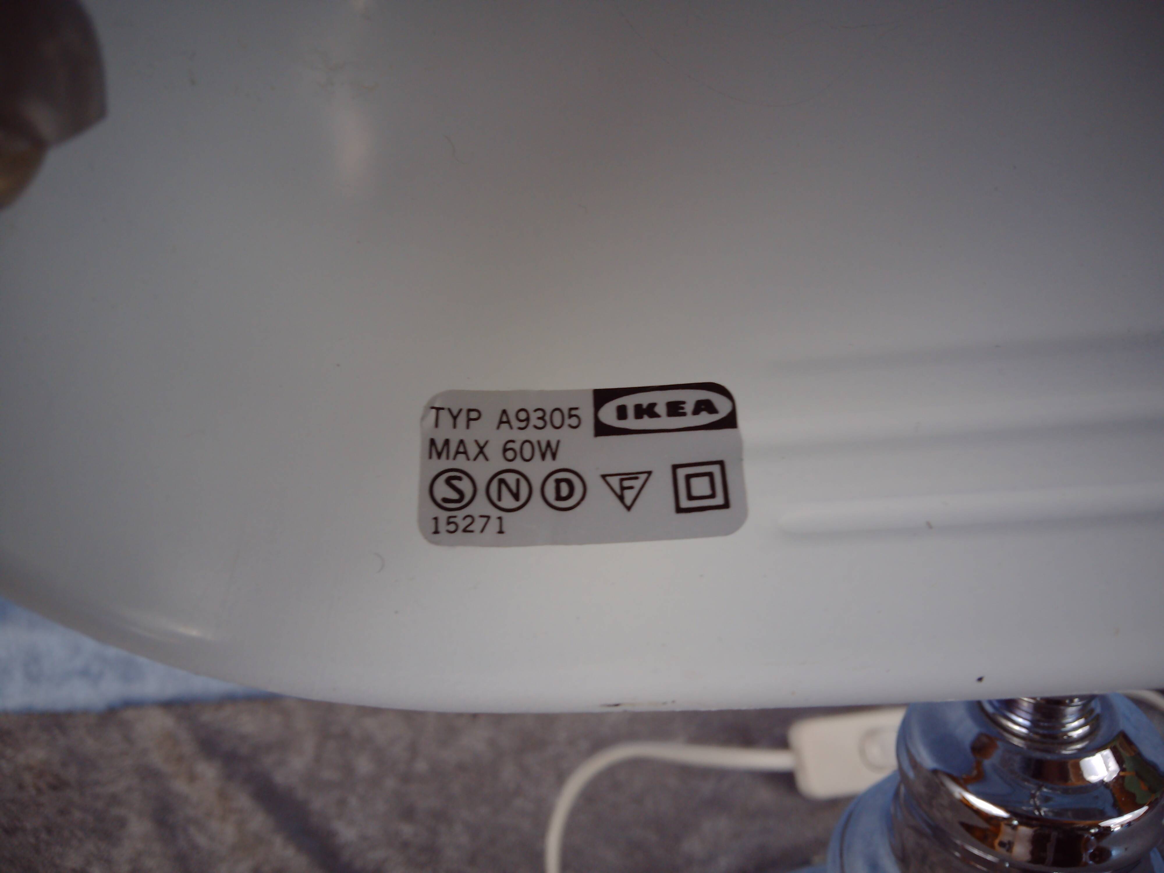 Bankers desklamp in chrome, IKEA, 1980's