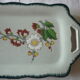 Longwy enameled cake dish