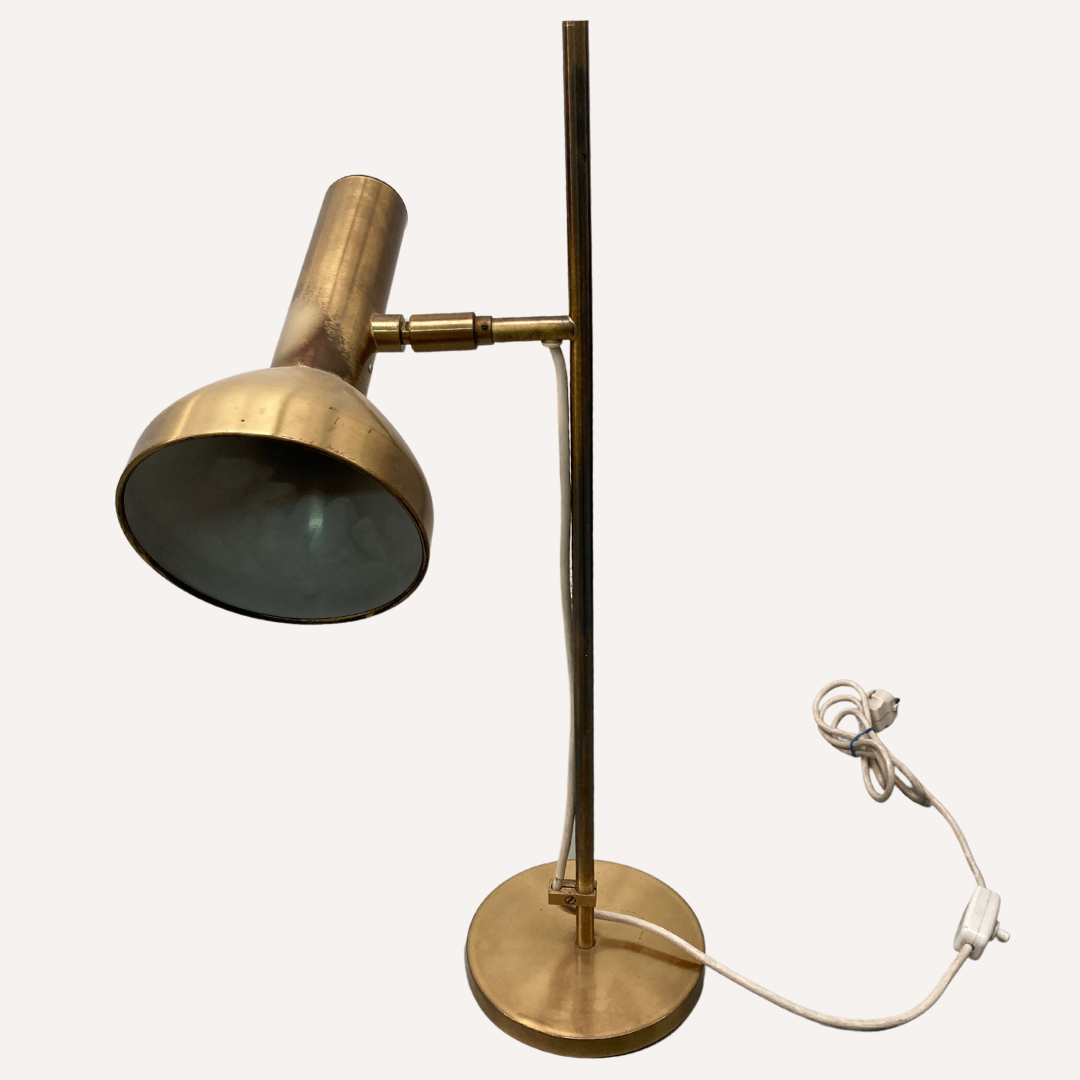 Brass desk or table lamp by Koch & Lowy for OMI, Germany 1960s-1970s