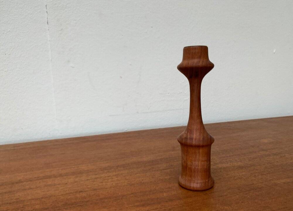Danish Mid-Century Teak Candle Holder by Rasmussen Copenhagen, 1960s