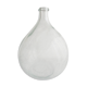 Demijohn 10 liters in molded glass H 35 cm and D 26 cm