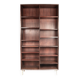 Large Danish high bookshelf in rosewood by Erik Brouer 1960.