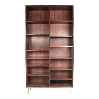 Large Danish high bookshelf in rosewood by Erik Brouer 1960.