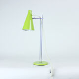 Lampe de table en métal vert par Lidokov, Tchécoslovaquie 1960s