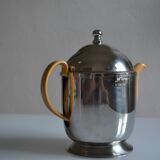 Insulated ceramic teapot with metal and felt 0.5 liters
