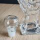Carafe glass bottle moulded grape bunch vintage | Ball stopper