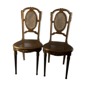 Paire of Louis XV style chairs