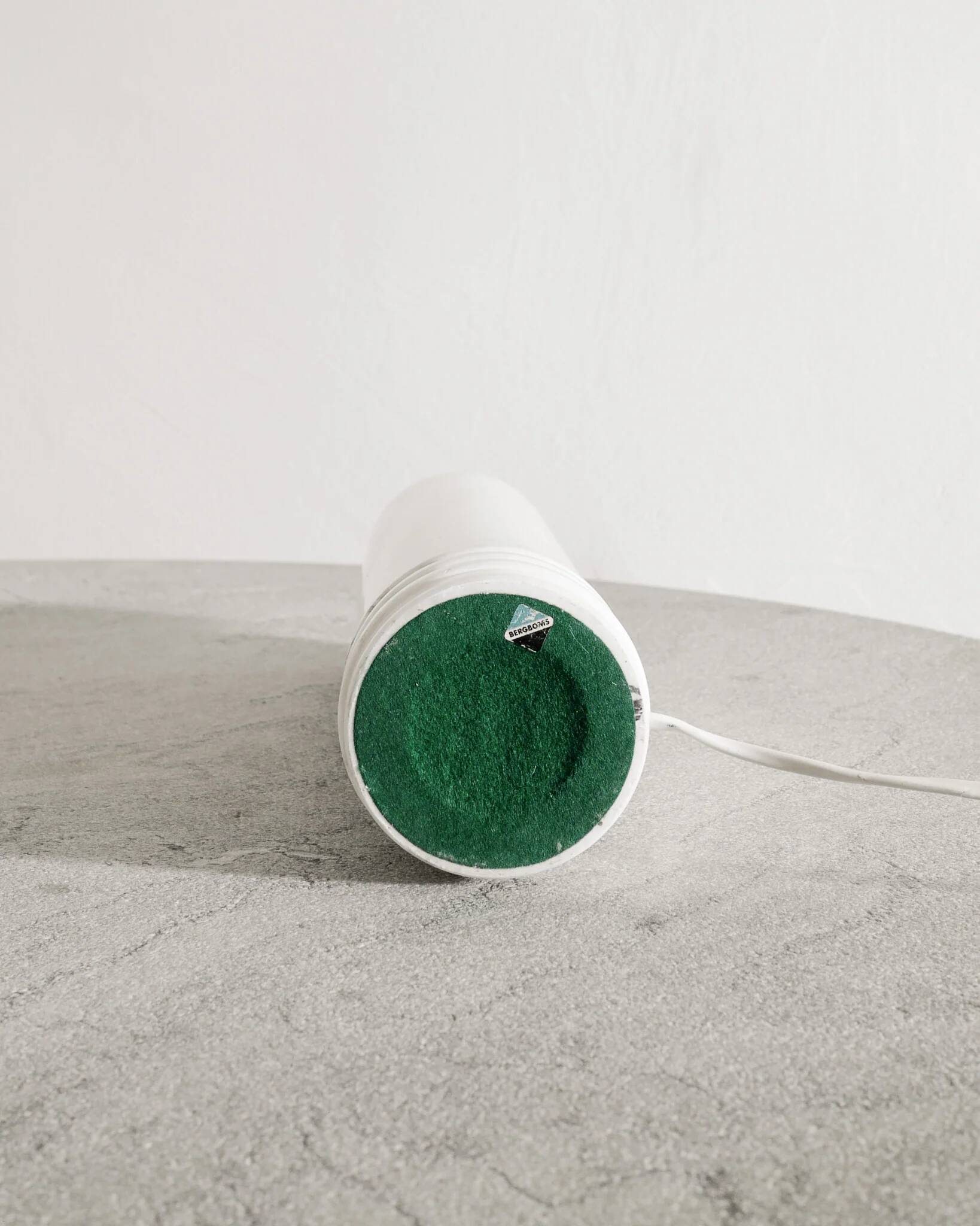 Swedish Mid Century Cylindrical Marble Lamp by Bergboms, 1960s