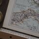 Central America, old map 1887 – Vintage geographical map.