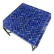 Square coffee table in Majorelle blue zellige, handmade – 60 × 60 cm