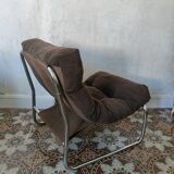 Fauteuils en velours vintage