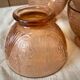 4 vintage pink glass bowls 1930-40