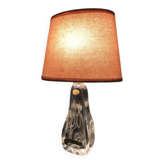 Lampe de chevet cristal de Baccarat Vintage Années 50