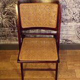 Cane folding chair 1970