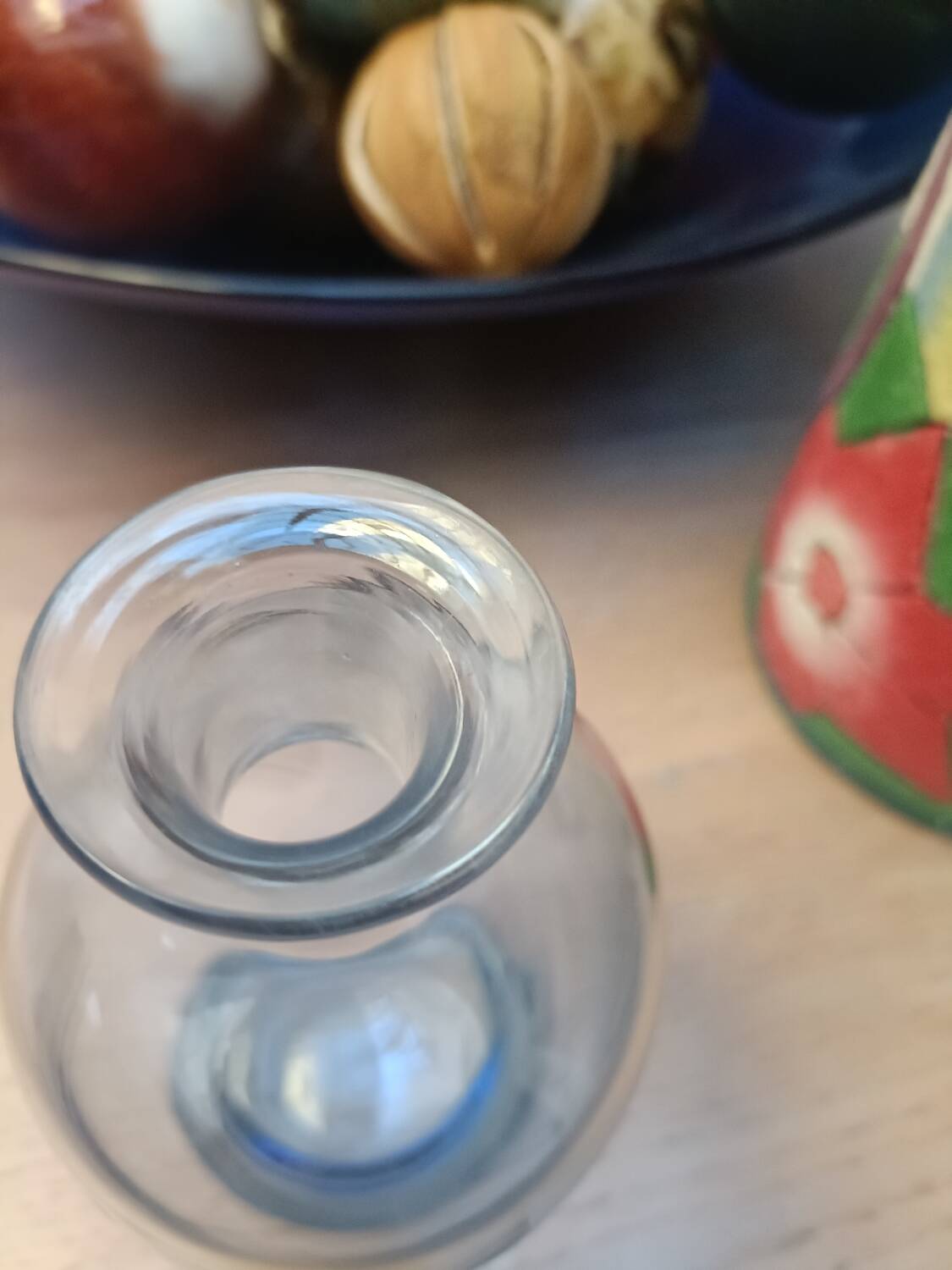 Carafe bleue Art Déco