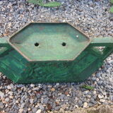 Art deco cast iron planter