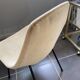 A barrel chair by Pierre Guariche, Steiner, vintage beige fabric from the 1950s.