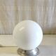 Ceiling light or table lamp with opaline globe, diameter 20cm - mid-20th century.