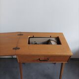 Bureau meuble d'appoint pied compas 50/60s