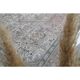 1970s Vintage Persian Handmade Wool Cotton Light Brown Area Rug 261x364