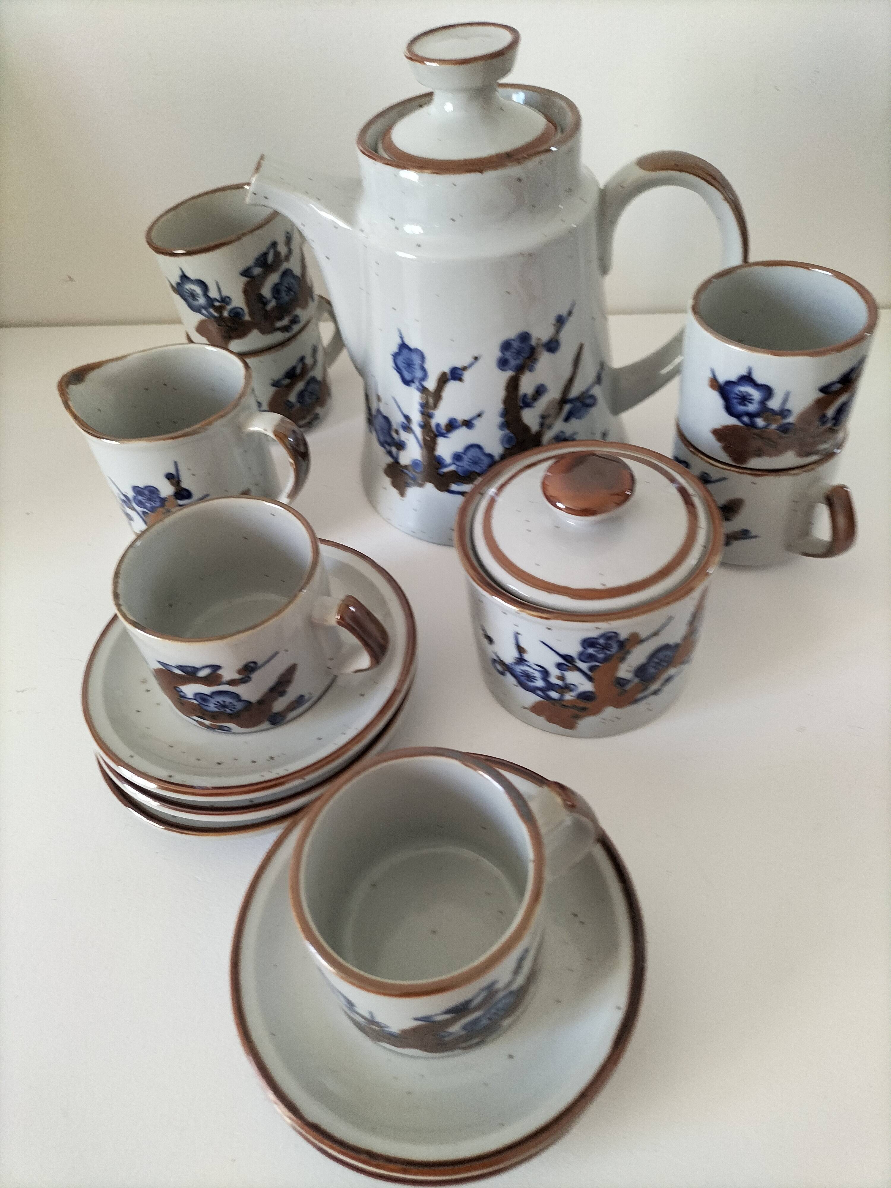 Stoneware coffee service