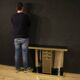 Console miroir design italien des années 70