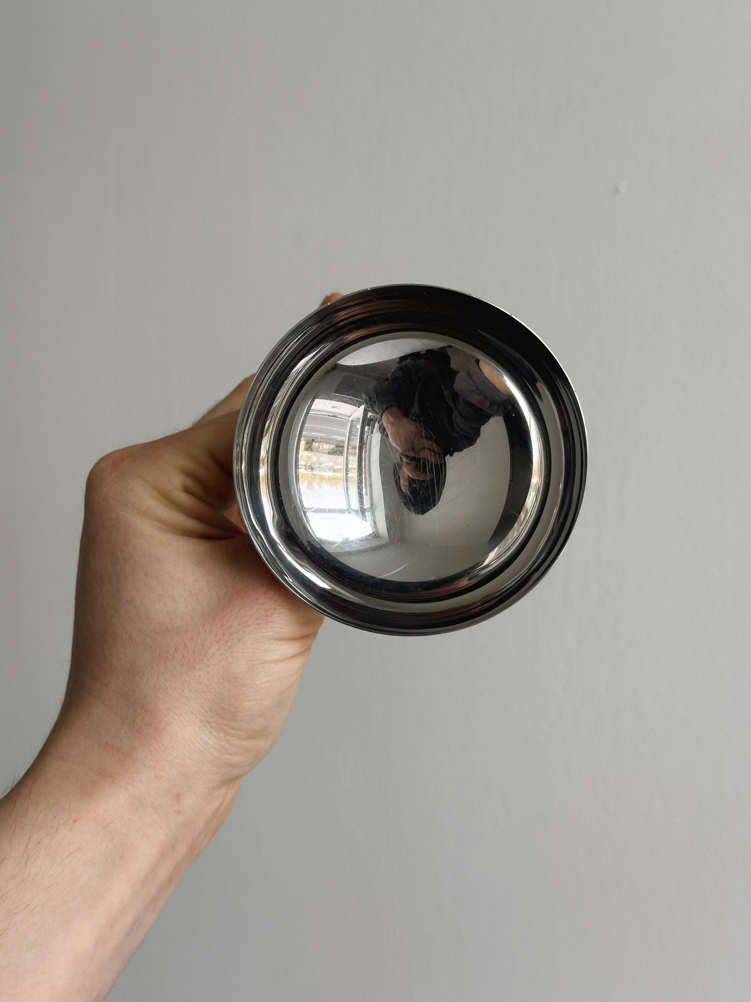 6 stainless steel footed bowls, Letang Remy style