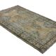 Turkish Anatolian Handmade Vintage Area Rug 253 cm x 158 cm