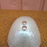 murano glass shell wall light