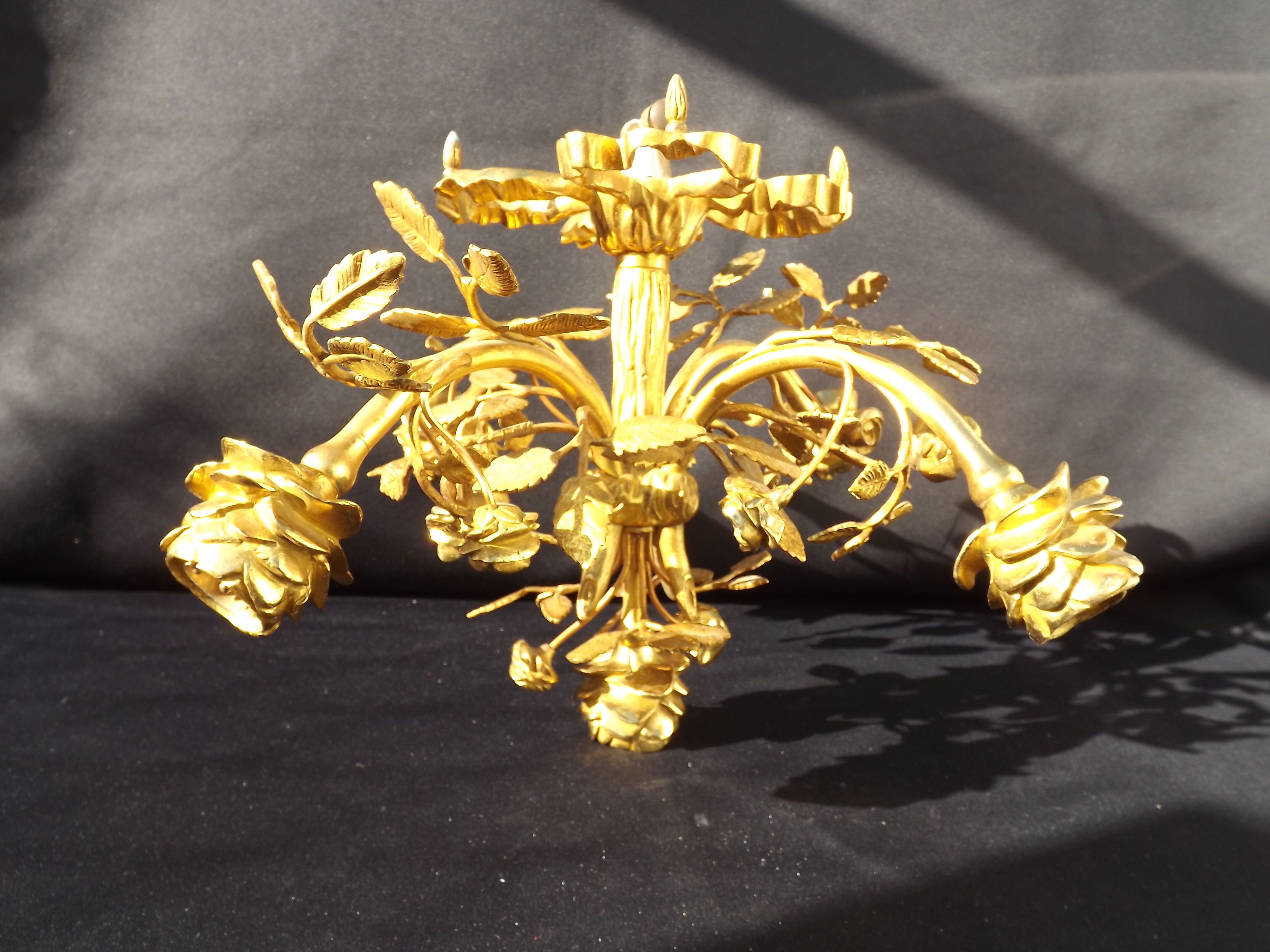 Bronze chandelier L XVI