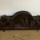 Fronton d’armoire en bois