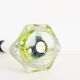 Vintage Belgian crystal glass table lamp by Val Saint Lambert