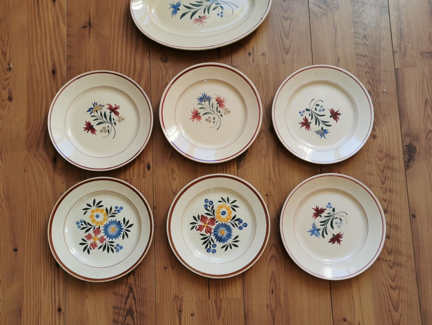 Lot of old plates
