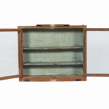 Showcase Mural Old Teck Patine Brown Art Deco Piece of Origin India