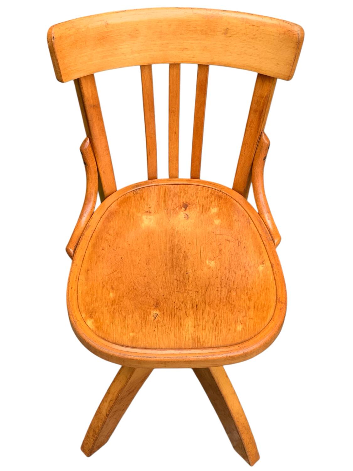 Pair of Baumann rotating screw chairs 1960