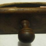 Old Inkwells (2) With Its Wooden Base + Blotter Pad..Excellent condition.