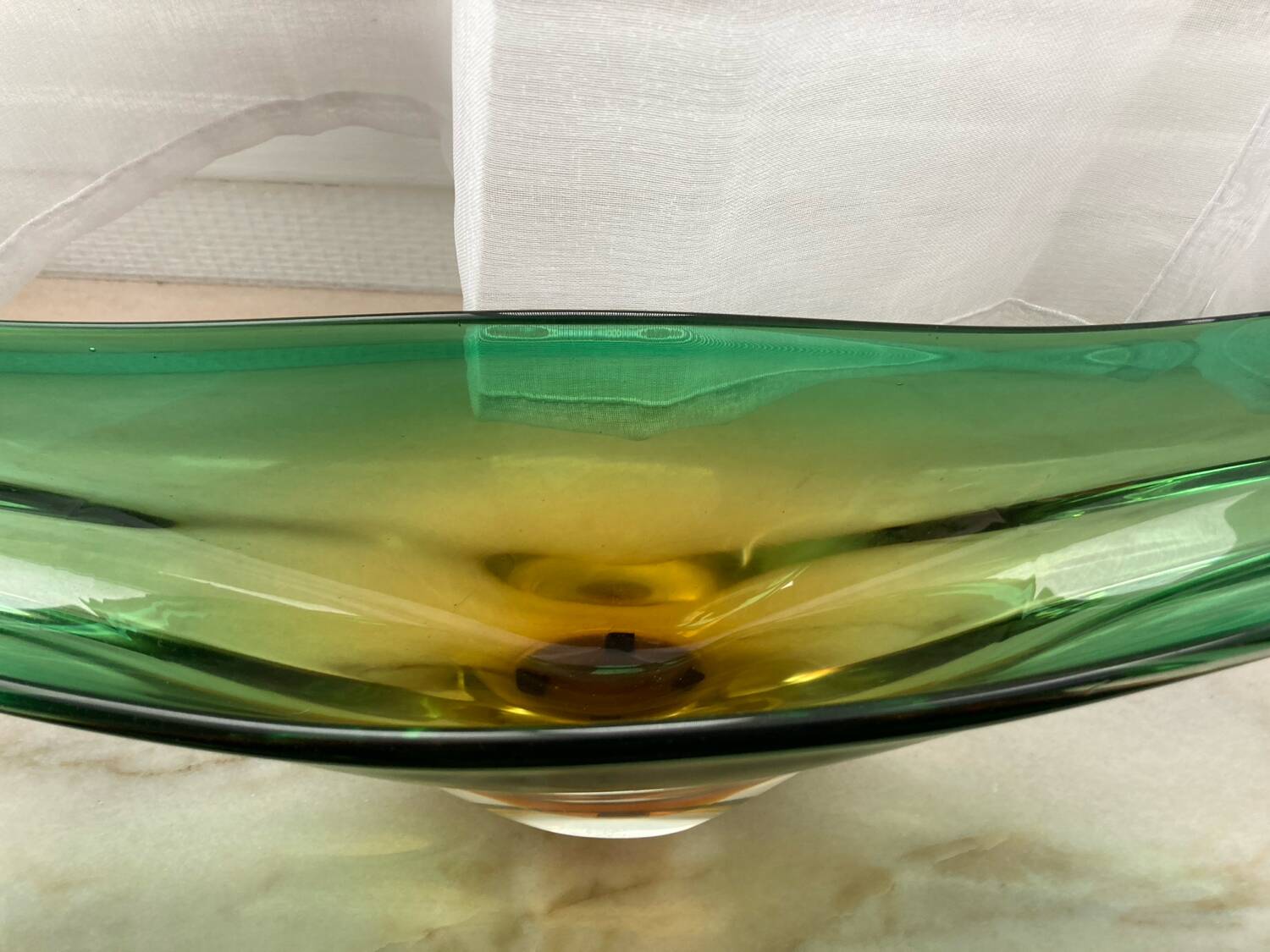 Murano Sommerso empty pocket cup