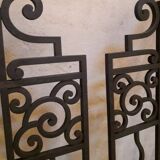 Grilles portail portes anciennes fer forgé XX° Art Déco